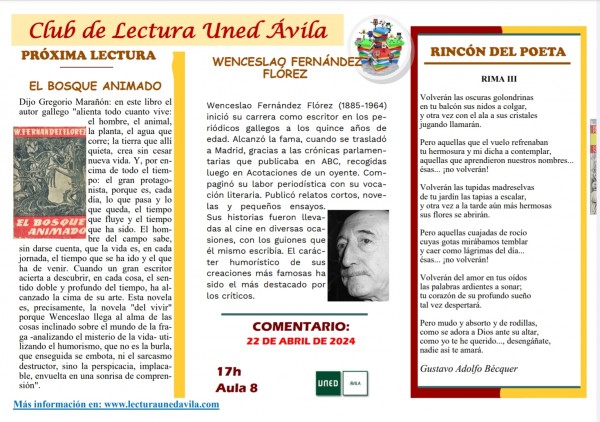 El club de la lectura UNED Ávila.