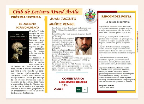 El club de la lectura UNED Ávila 