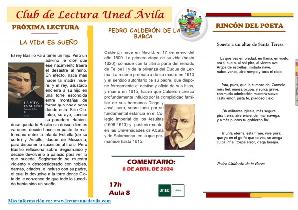 El club de la lectura UNED Ávila.
