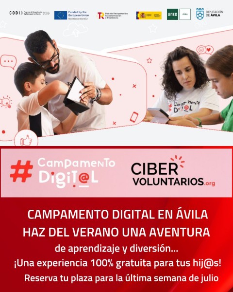 <br>¡El Campamento Digital continúa en Ávila!<br><br><br>
